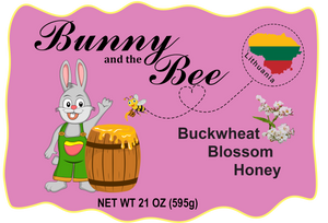 Buckwheat Blossom Honey - 21oz - Bunny And The Bee - Raw Natural Honey