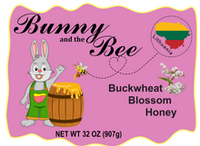 Load image into Gallery viewer, Buckwheat Blossom Honey - 32oz - Bunny And The Bee - Raw Natural Honey