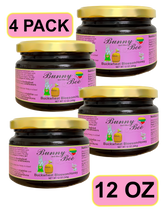 Load image into Gallery viewer, Buckwheat Blossom Honey - 12oz - 4 PACK - Bunny And The Bee - Raw Natural Honey