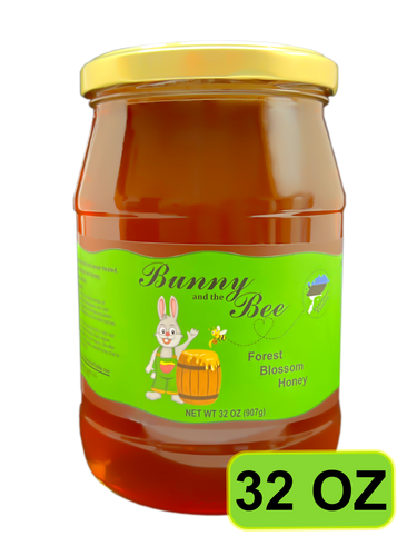 Forest Blossom Honey - 32oz - Bunny And The Bee - Raw Natural Honey