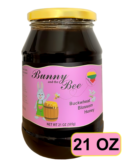 Buckwheat Blossom Honey - 21oz - Bunny And The Bee - Raw Natural Honey